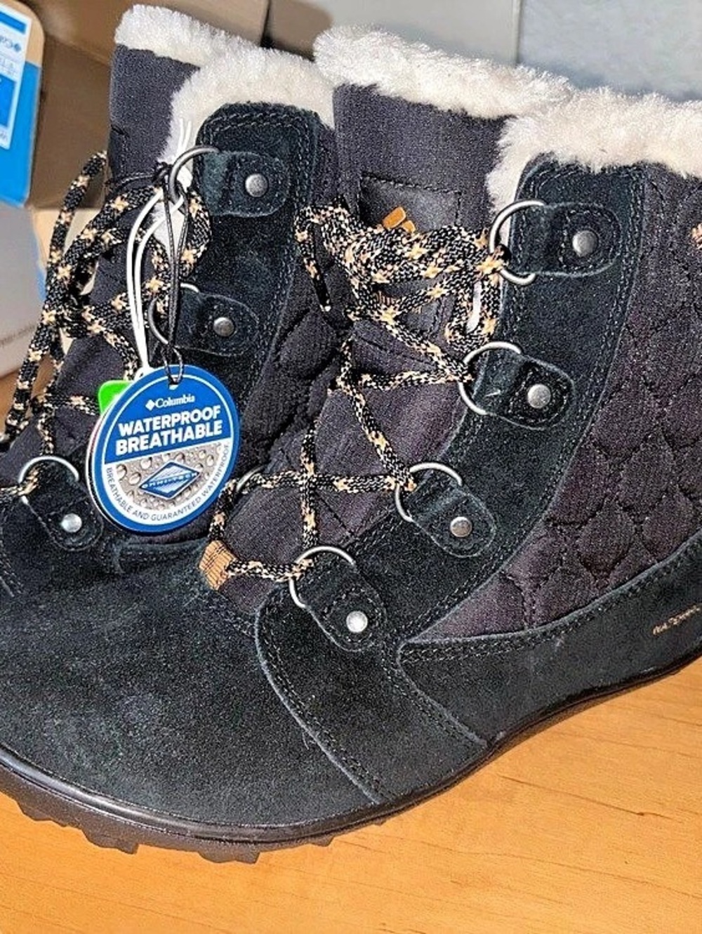 Columbia Kimberly Peak Shorty Omni-Heat Women's Winter Boots Black US 7 NWT